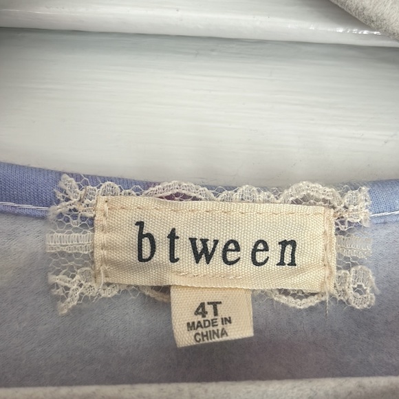 Girls Btween Tie Dye Sequin Unicorn Sweat Set - Picture 2 of 3